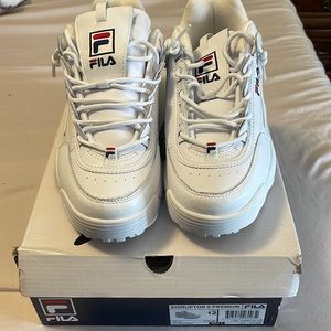 Men’s Fila Disruptor 2 Premium White Size 12
